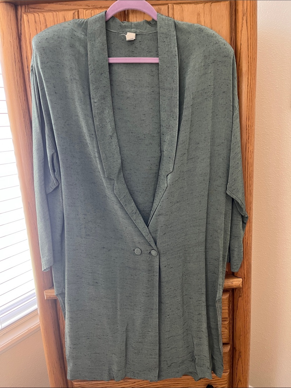 Lightweight 3 Piece Pant Suit in Sage Green